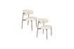 Miniatura Silla de tela blanca Claes 9