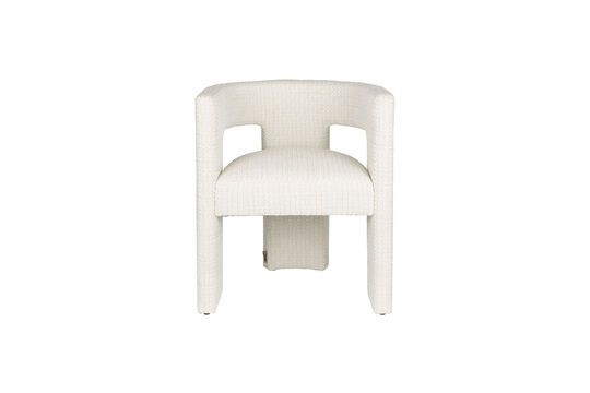 Silla de tela blanco roto Medina Clipped