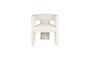 Miniatura Silla de tela blanco roto Medina Clipped