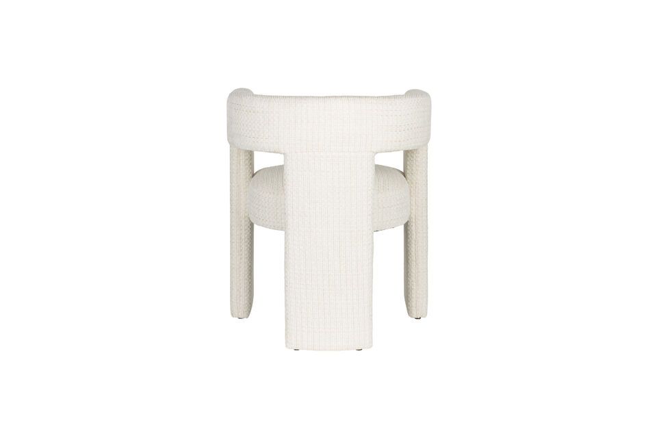 Silla de tela blanco roto Medina - 9