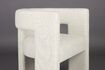 Miniatura Silla de tela blanco roto Medina 4