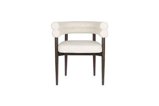 Silla de tela blanco roto Sela Clipped