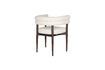 Miniatura Silla de tela blanco roto Sela 10