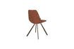 Miniatura Silla de tela bouclé ocre Franky 9
