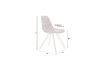 Miniatura Silla de tela bouclé ocre Franky 12