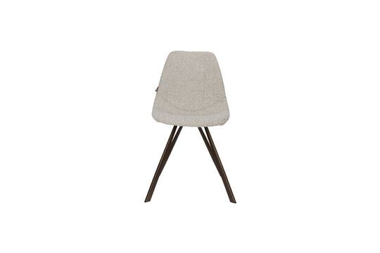 Silla de tela gris Franky Clipped