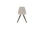 Miniatura Silla de tela gris Franky Clipped