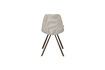Miniatura Silla de tela gris Franky 8