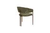 Miniatura Silla de tela verde Naida 10
