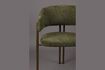 Miniatura Silla de tela verde Naida 6
