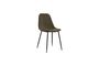 Miniatura Silla de terciopelo de poliéster verde Found Clipped