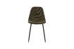 Miniatura Silla de terciopelo de poliéster verde Found 2