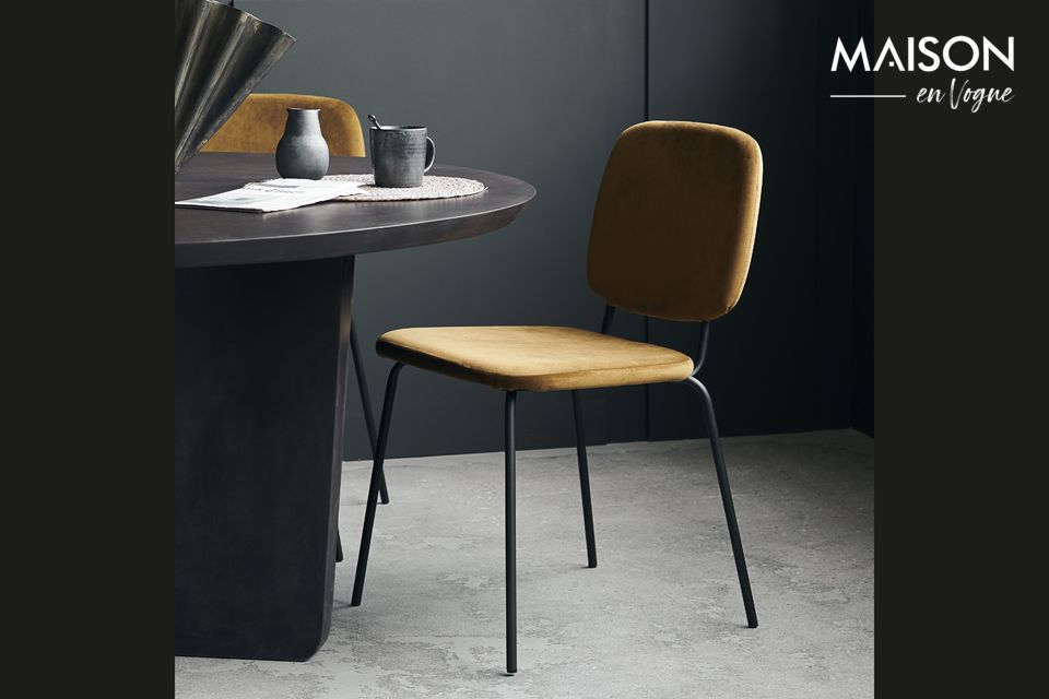 Silla de terciopelo Lao House Doctor