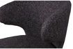 Miniatura Silla en tejido mixto negro Cabo 7