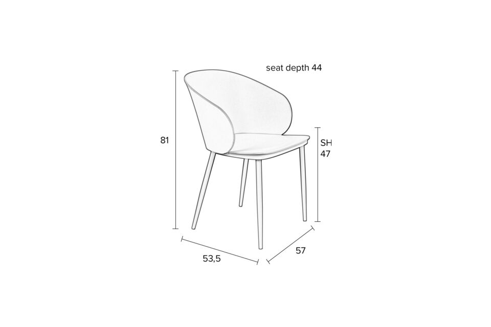 Silla Gigi Rosa - 7