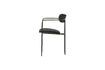 Miniatura Silla Ivy de terciopelo negro 4