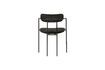 Miniatura Silla Ivy de terciopelo negro 5