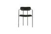 Miniatura Silla Ivy de terciopelo negro 1