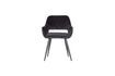 Miniatura Silla Jelle de terciopelo negro 1