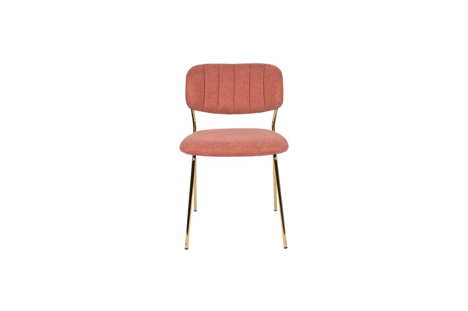 Silla Jolien de oro y rosa - 6