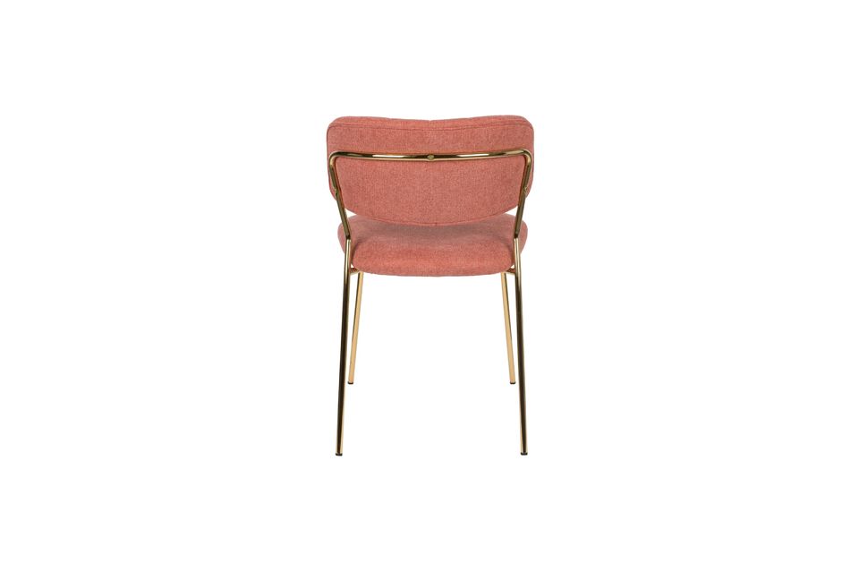 Silla Jolien de oro y rosa - 9