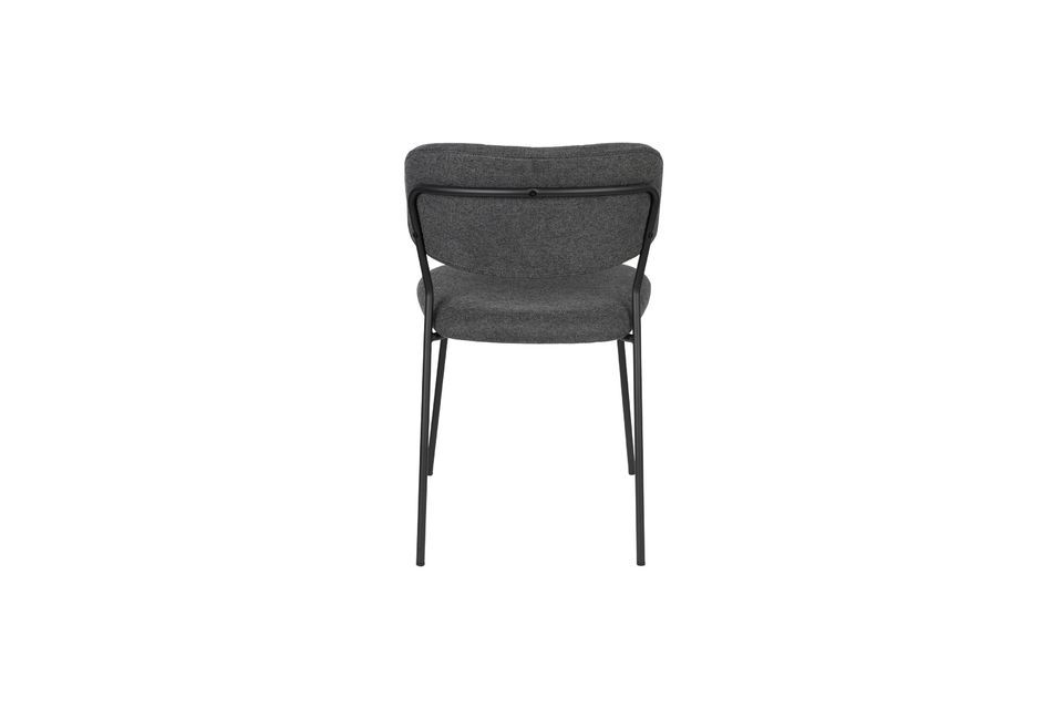 Silla Jolien en gris oscuro - 9