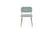 Miniatura Silla Jolien oro y verde claro 7