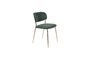 Miniatura Silla Jolien oro y verde oscuro Clipped