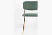 Miniatura Silla Jolien oro y verde oscuro 4