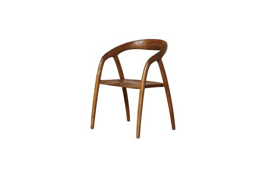 Silla Lennor de madera oscura