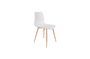 Miniatura Silla Leon blanco Clipped