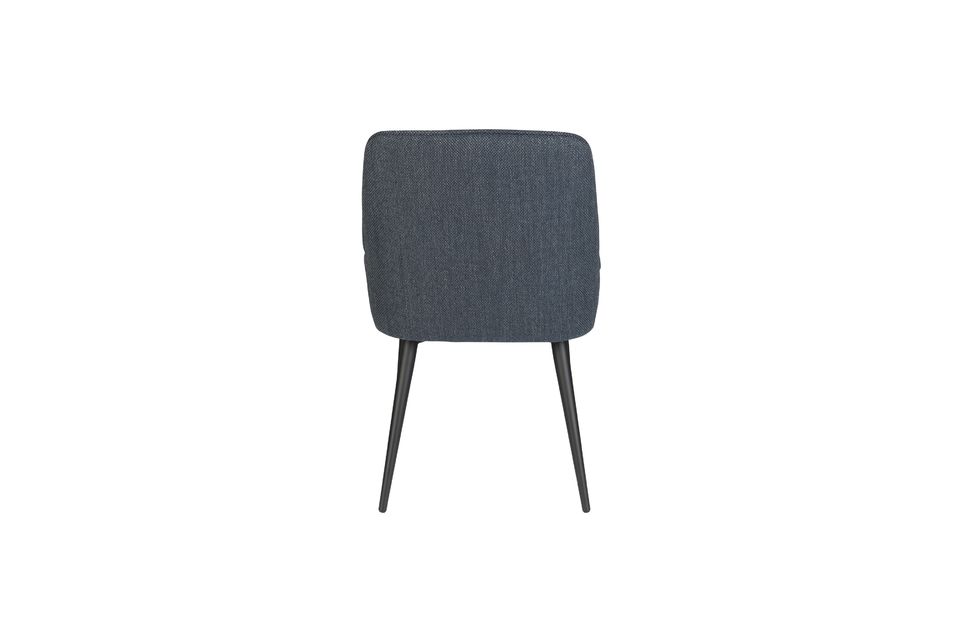 Silla Magnus de tela azul - 8