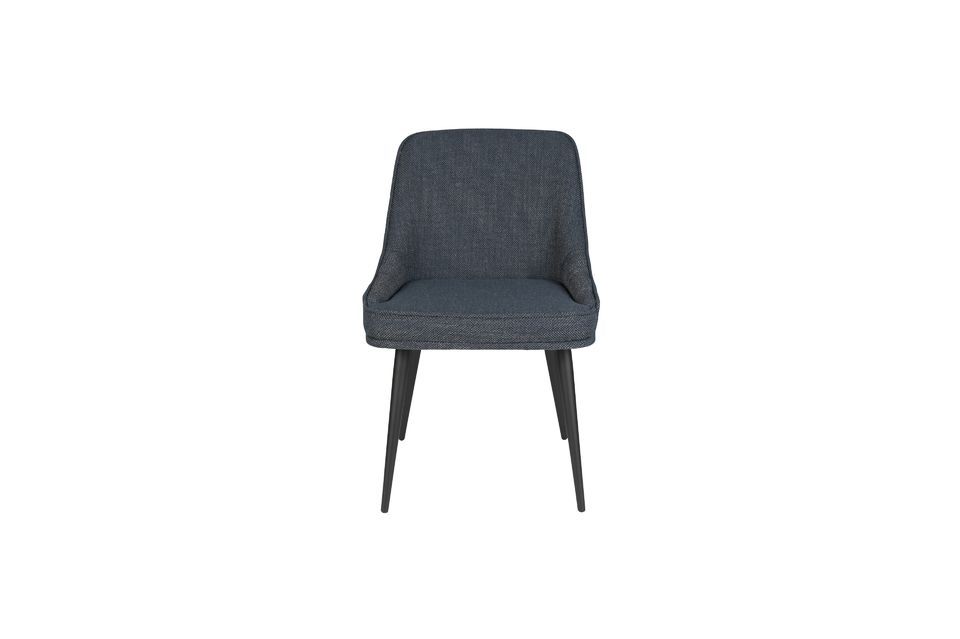 Silla Magnus de tela azul - 11