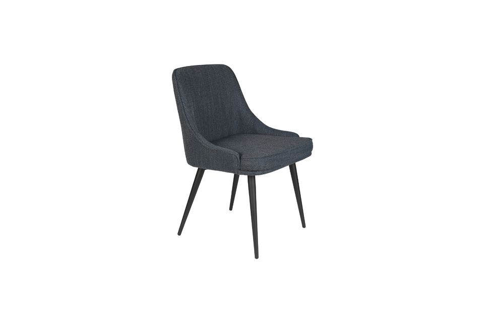 Silla Magnus de tela azul - 7