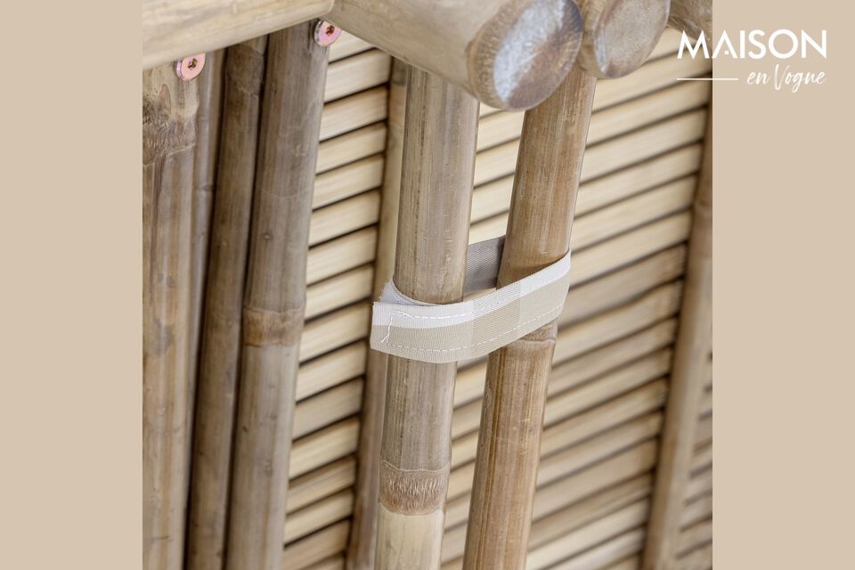 Silla modular de bambú Korfu - 8