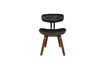 Miniatura Silla negra Wood marrón y negra 16