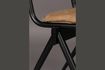 Miniatura Silla New Willow mocca en cuero partido 5