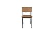 Miniatura Silla New Willow mocca en cuero partido 10