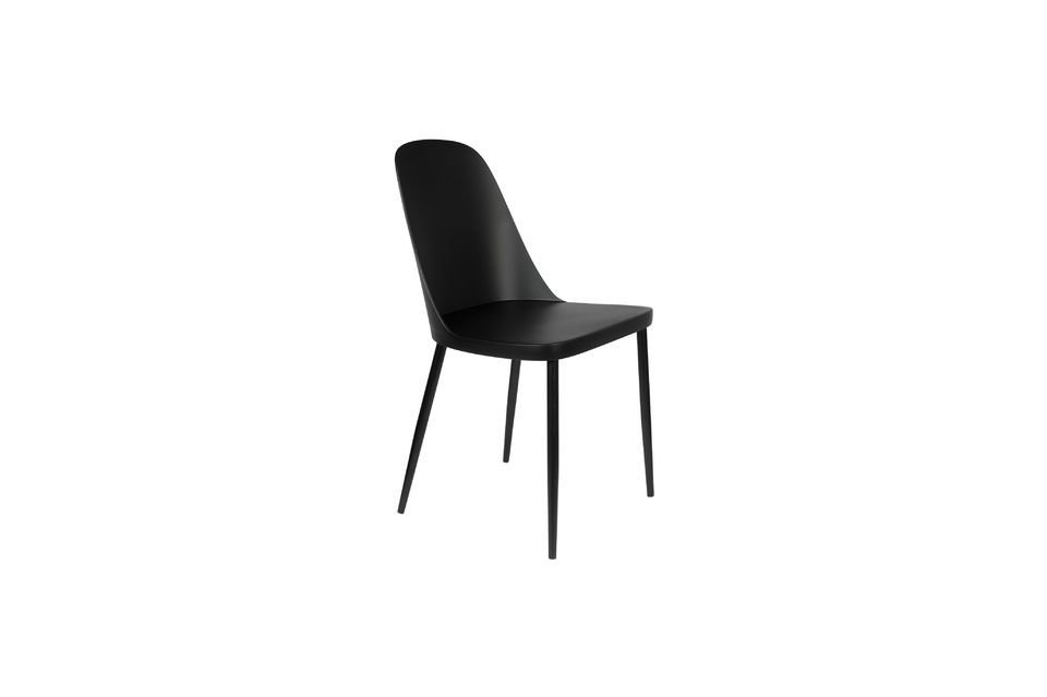 Silla Pip negro White Label