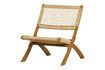 Miniatura Silla plegable de madera beige Lois 4