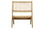 Miniatura Silla plegable de madera beige Lois Clipped