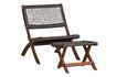 Miniatura Silla plegable de madera marrón oscuro Lois 5