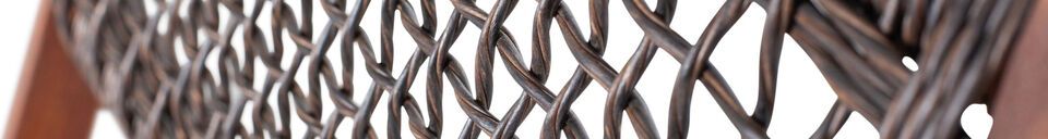 Descriptivo Materiales  Silla plegable de madera marrón oscuro Lois