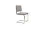 Miniatura Silla Ridge Kink Rib gris claro Clipped