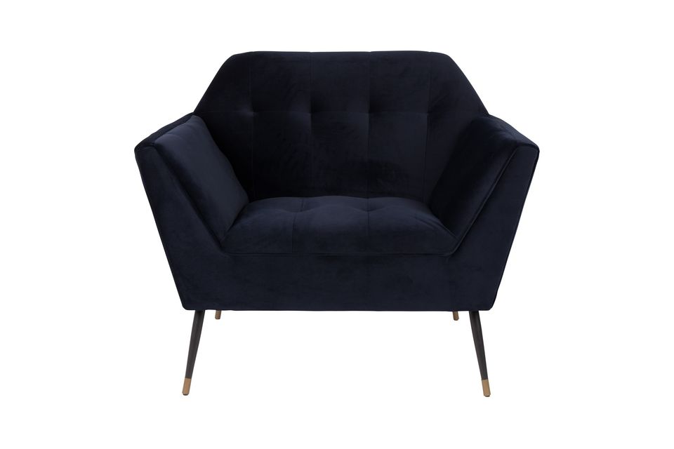 Sillón azul oscuro Kate - 7