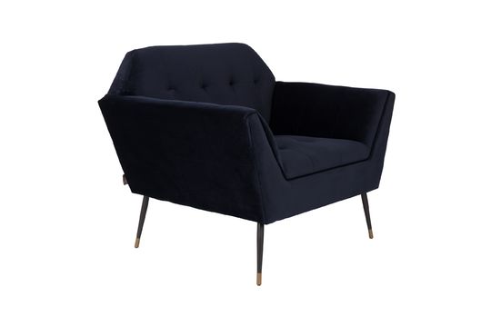 Sillón azul oscuro Kate Clipped