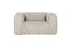 Miniatura Sillón Bean de canalé blanco roto 3