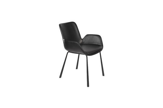 Sillón Brit Li negro Clipped