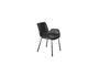 Miniatura Sillón Brit Li negro Clipped