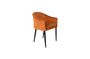 Miniatura Sillón Catelyn naranja Clipped